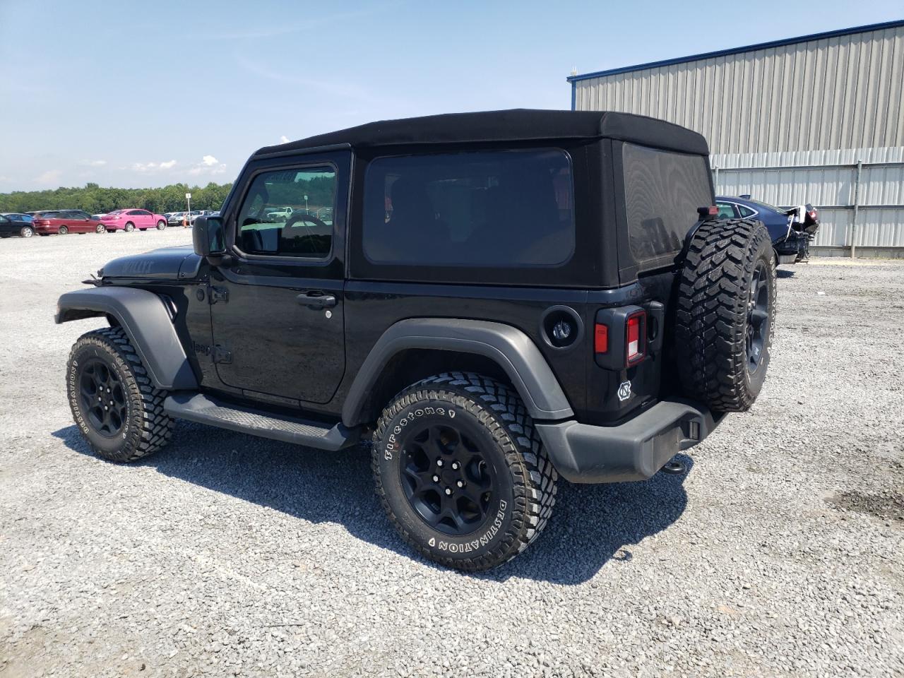 Image 2 of 2022 JEEP WRANGLER SPORT 2022 with VIN 1C4HJXAG1NW230607