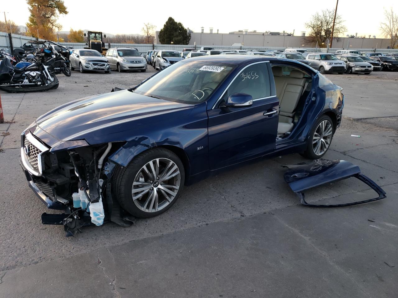 Image 1 of Infiniti Q50 Luxe 2018 with VIN JN1EV7ARXJM439801