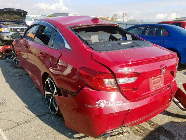 Obraz 3 z 2018 HONDA ACCORD SPORT 2018 z VIN 1HGCV1F32JA033181