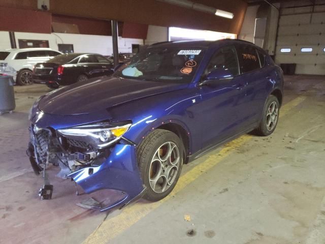 Image 1 of 2022 ALFA ROMEO STELVIO TI 2022 with VIN ZASPAKBN2N7D42314