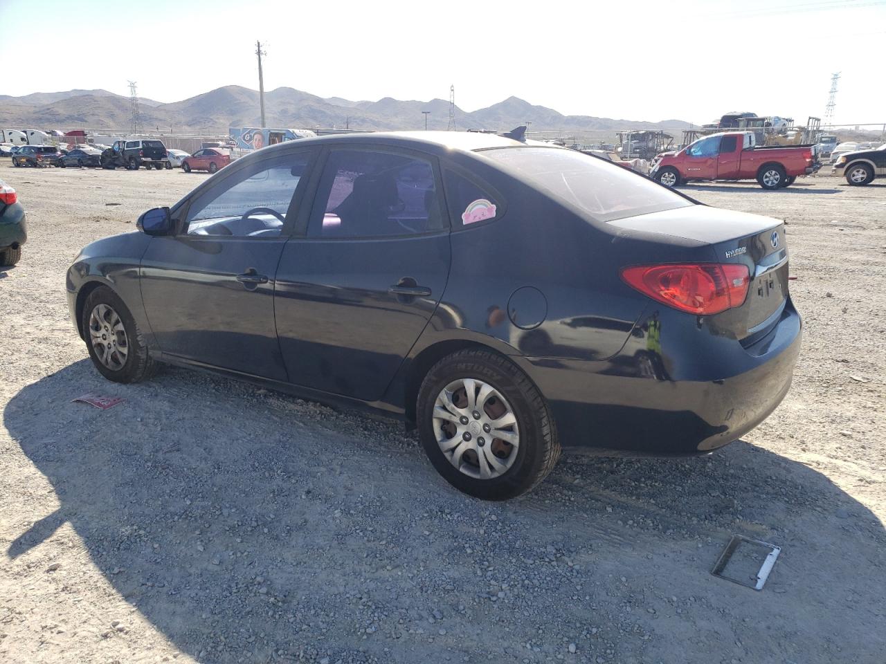 Image 2 of 2010 HYUNDAI ELANTRA BLUE 2010 with VIN KMHDU4AD3AU839581
