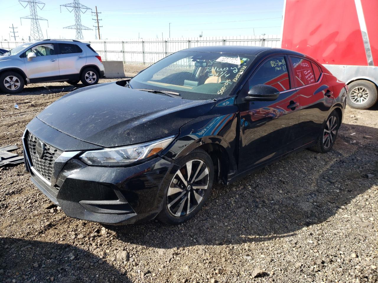 Image 1 of 2021 NISSAN SENTRA SV 2021 with VIN 3N1AB8CV4MY253227