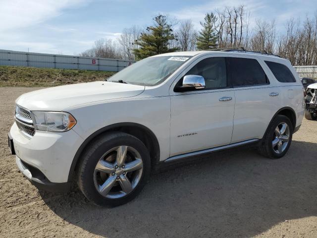 Image 1 of 2012 DODGE DURANGO CITADEL 2012 with VIN 1C4RDJEG7CC330745