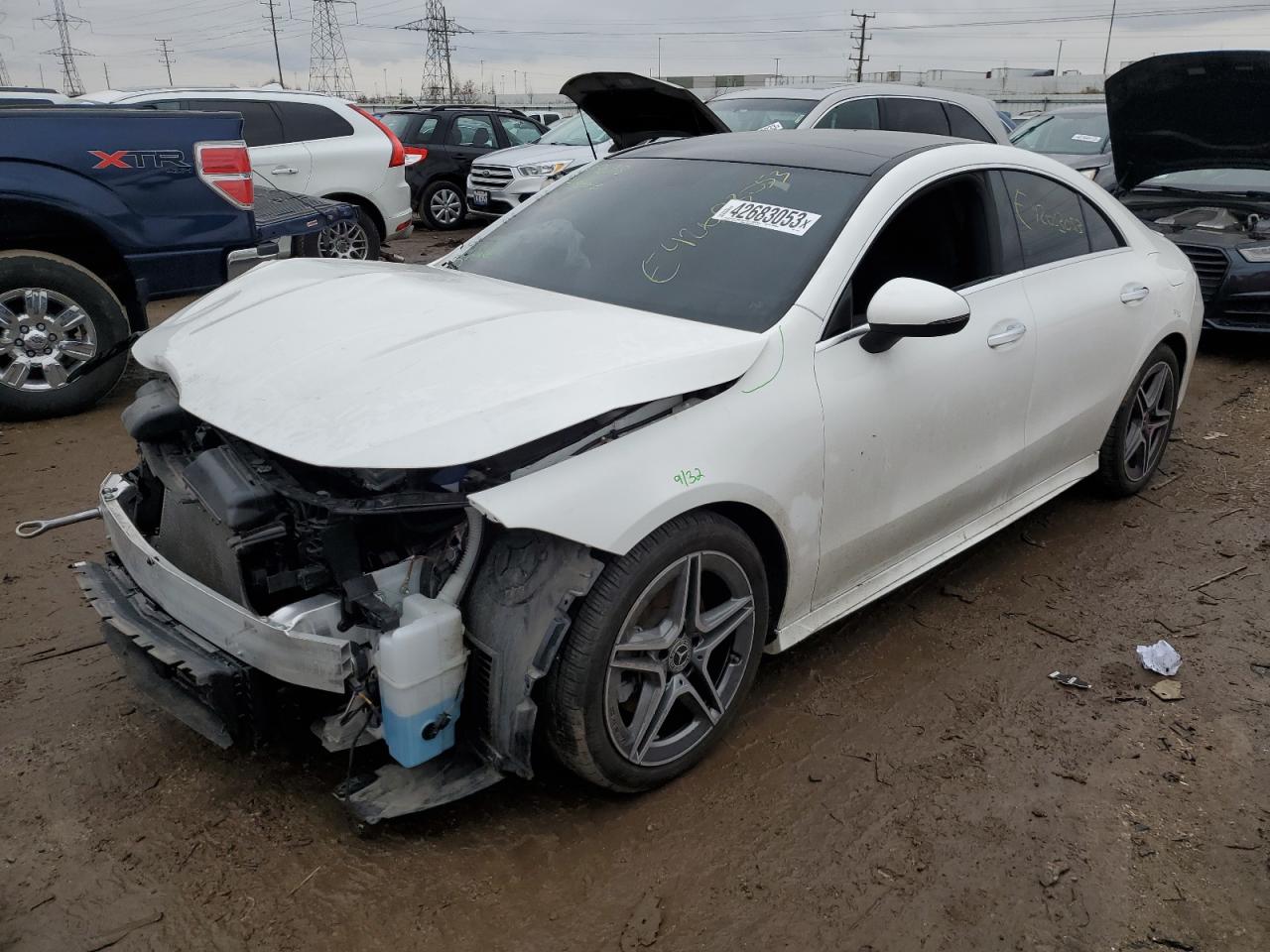 Image 1 of 2022 MERCEDES-BENZ CLA 250 4MATIC 2022 with VIN W1K5J4HBXNN274614