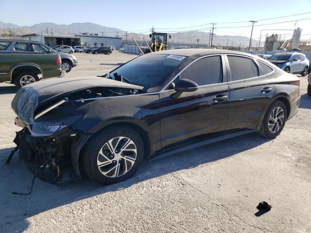 Image 1 of 2021 HYUNDAI SONATA HYBRID 2021 with VIN KMHL24JJ9MA033466