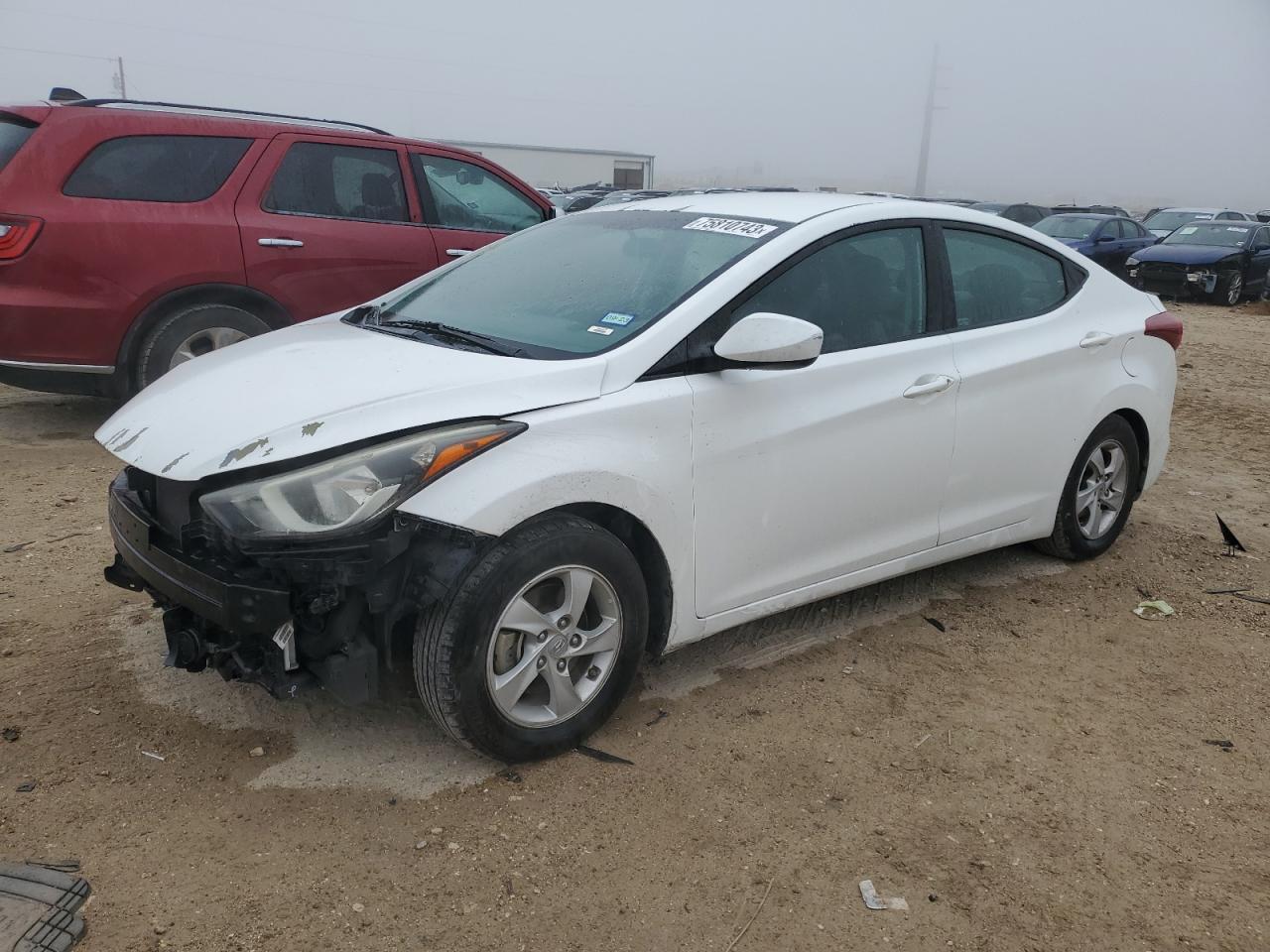 Image 1 of 2014 HYUNDAI ELANTRA SE 2014 with VIN 5NPDH4AE4EH500071