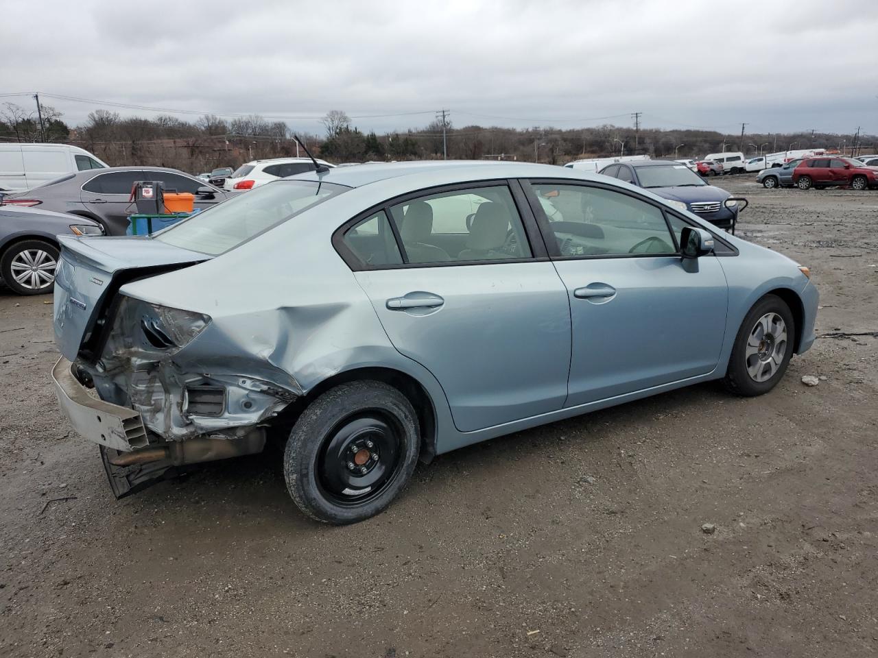 Изображение 3 2012 HONDA CIVIC HYBRID L 2012 с VIN JHMFB4F39CS007730