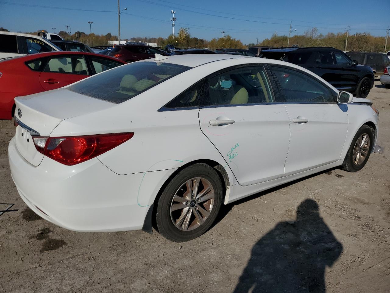 Image 3 of 2013 HYUNDAI SONATA GLS 2013 with VIN 5NPEB4AC2DH684588