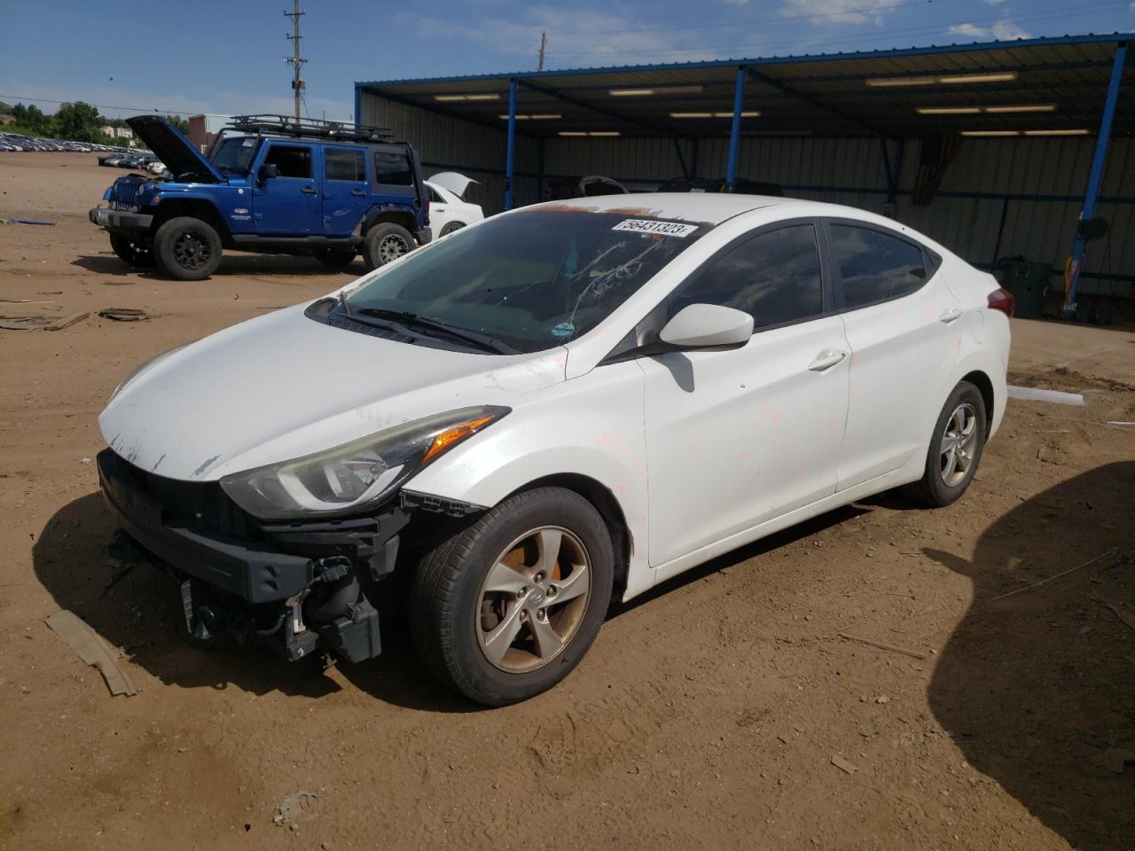 Image 1 of 2014 HYUNDAI ELANTRA SE 2014 with VIN 5NPDH4AE1EH528541