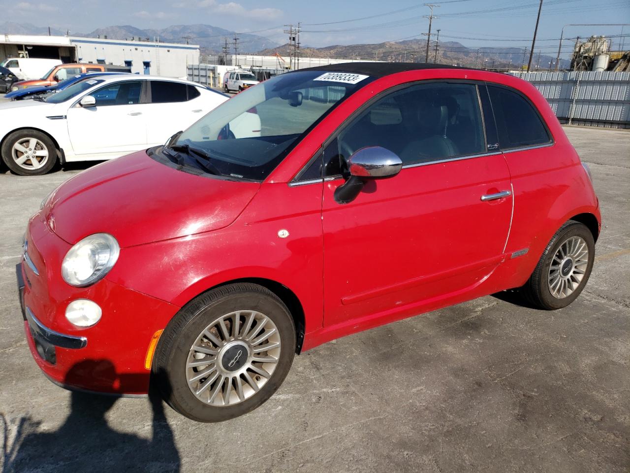 Image 1 of 2012 FIAT 500 LOUNGE 2012 with VIN 3C3CFFER6CT119379