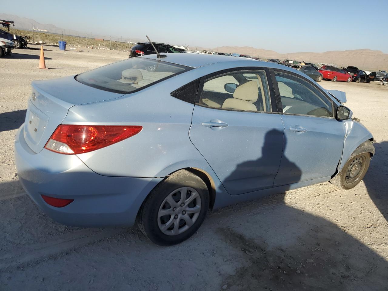 Obraz 3 z 2012 HYUNDAI ACCENT GLS 2012 z VIN KMHCT4AE2CU198210
