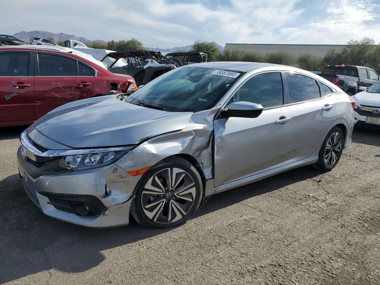 Image 1 of 2018 HONDA CIVIC EXL 2018 with VIN JHMFC1F79JX018564