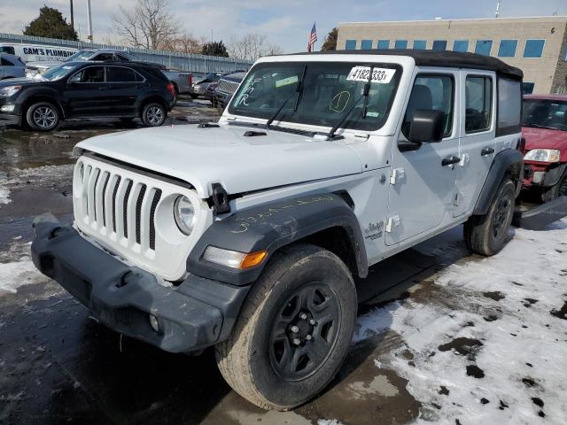 Image 1 of 2019 JEEP WRANGLER UNLIMITED SPORT 2019 with VIN 1C4HJXDG0KW576963