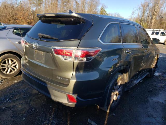 Image 3 of 2015 TOYOTA HIGHLANDER XLE 2015 with VIN 5TDJKRFH2FS131811