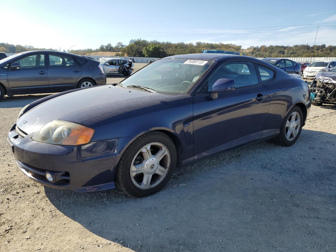 Изображение 1 2003 HYUNDAI TIBURON GT 2003 с VIN KMHHN65F93U084431