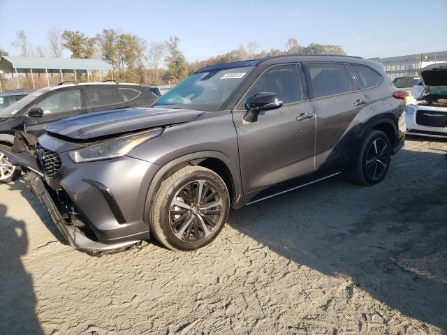 Image 1 of 2022 TOYOTA HIGHLANDER XSE 2022 with VIN 5TDLZRAH9NS134425