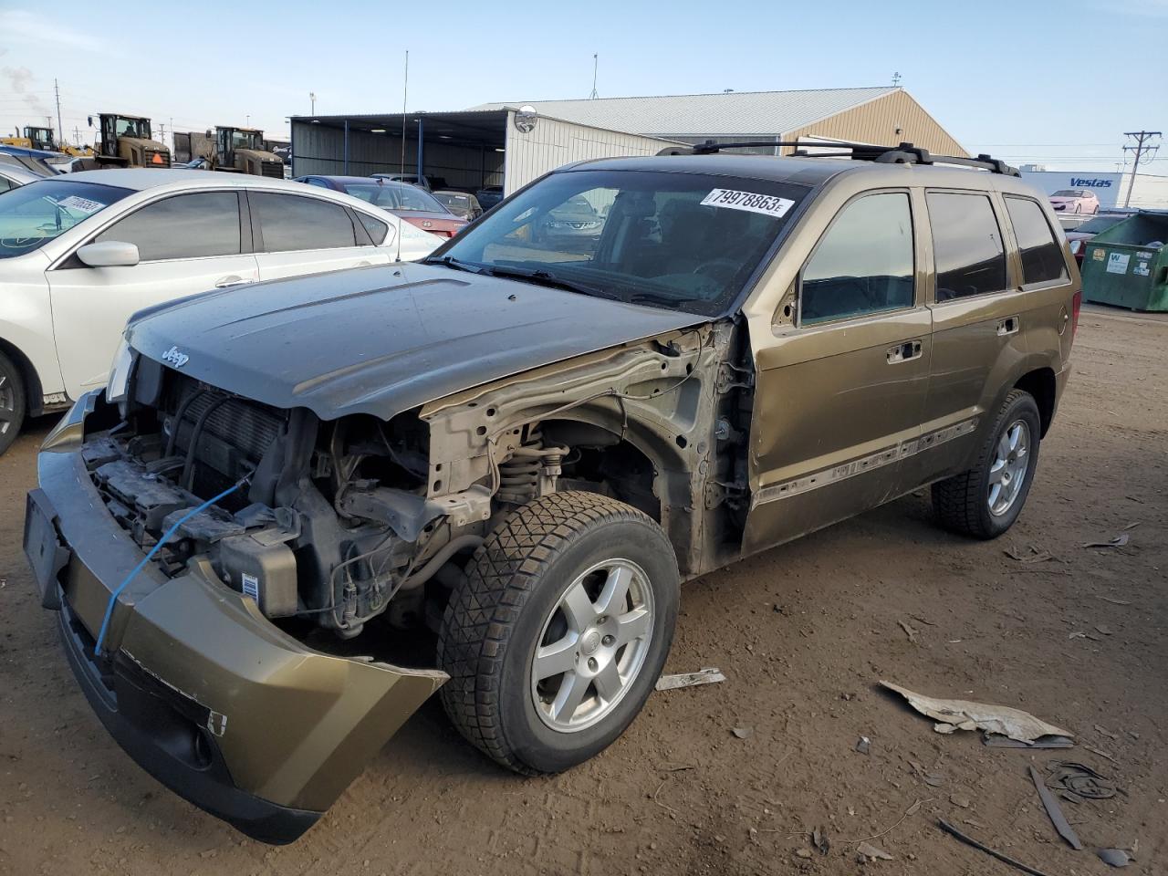 Image 1 of 2009 JEEP GRAND CHEROKEE LAREDO 2009 with VIN 1J8GR48K59C510334