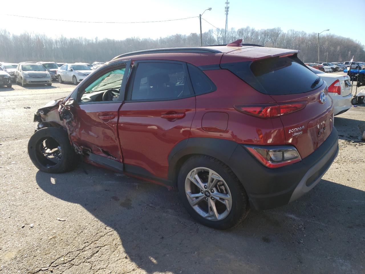 Image 2 of 2022 HYUNDAI KONA SEL 2022 with VIN KM8K3CAB4NU877412