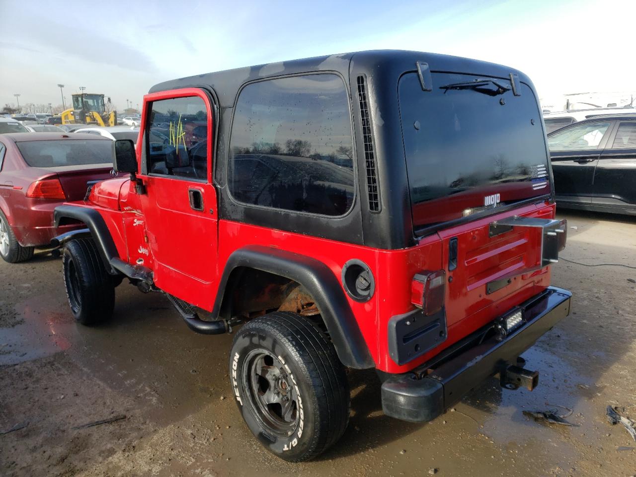 Изображение 2 2001 JEEP WRANGLER / TJ SPORT 2001 с VIN 1J4FA49S11P325097