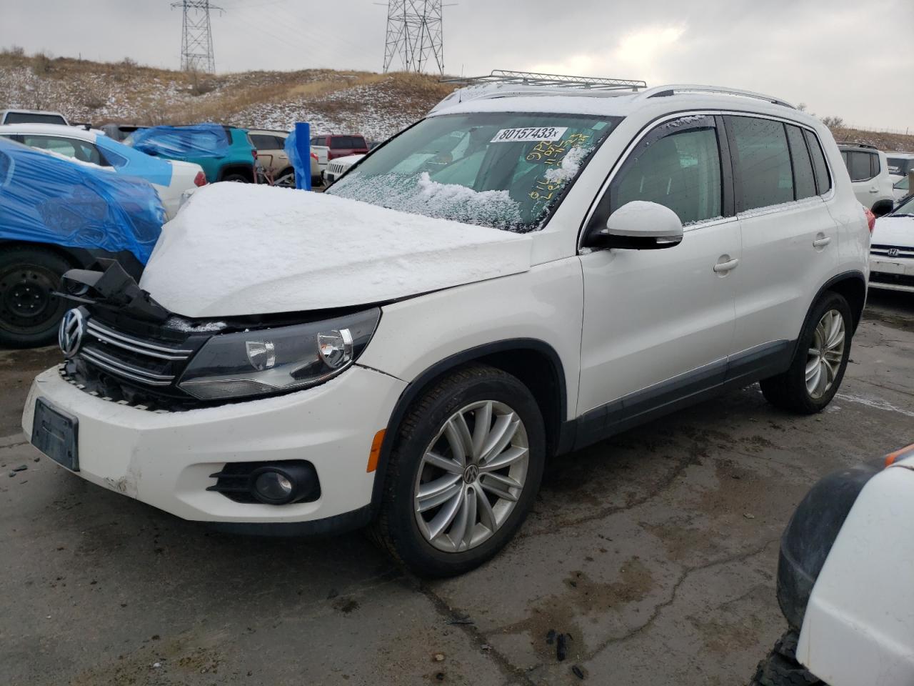 Изображение 1 2012 VOLKSWAGEN TIGUAN S 2012 с VIN WVGBV7AX9CW604092