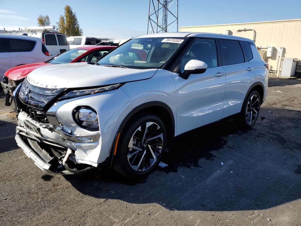 Image 1 of 2023 MITSUBISHI OUTLANDER SE 2023 with VIN JA4J3UA87PZ059473