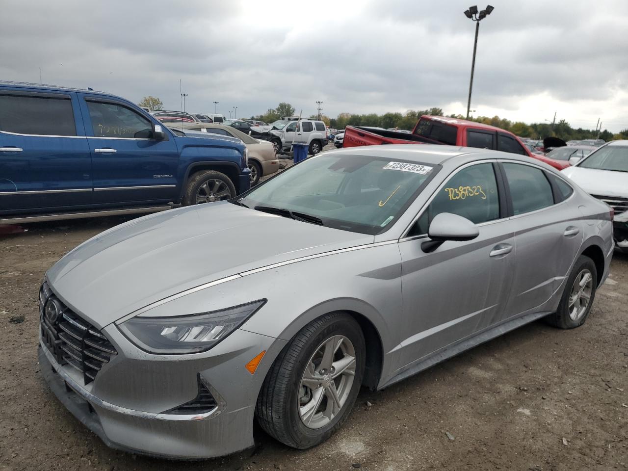 Image 1 of 2021 HYUNDAI SONATA SE 2021 with VIN 5NPEG4JA0MH108756