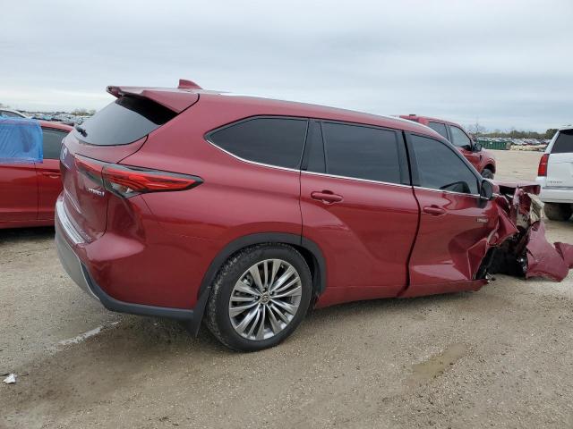 Image 3 of 2021 TOYOTA HIGHLANDER HYBRID PLATINUM 2021 with VIN 5TDEBRCH4MS064163