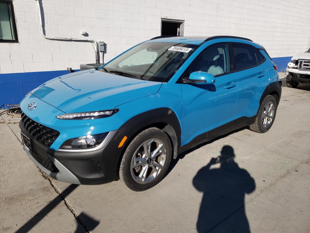 Image 1 of 2022 HYUNDAI KONA SEL 2022 with VIN KM8K3CAB3NU904244