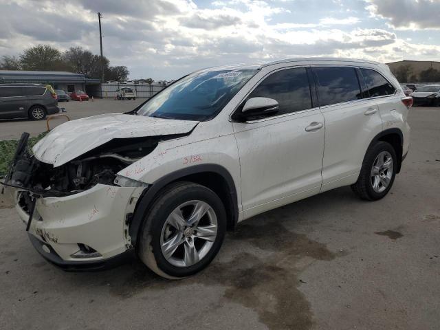 Image 1 of 2015 TOYOTA HIGHLANDER LIMITED 2015 with VIN 5TDDKRFH0FS204249