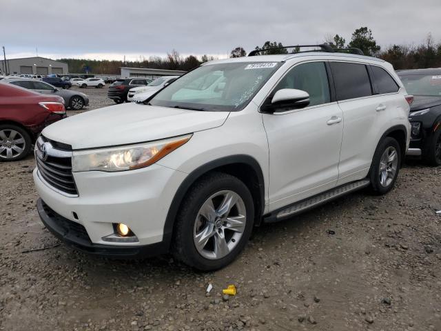 Image 1 of 2016 TOYOTA HIGHLANDER LIMITED 2016 with VIN 5TDYKRFH3GS130649