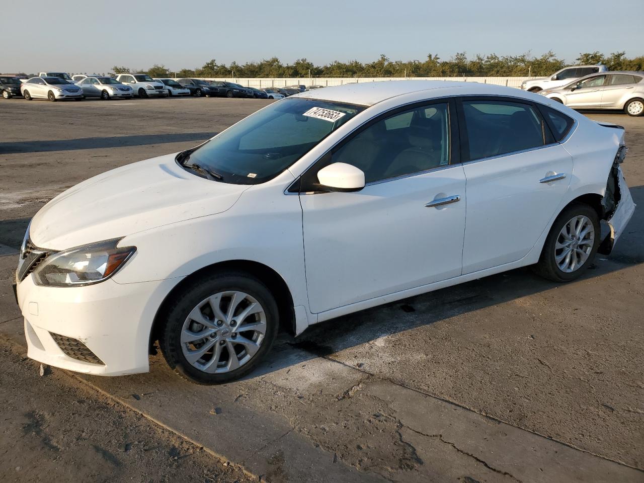 Изображение 1 2019 NISSAN SENTRA S 2019 с VIN 3N1AB7AP0KY287256