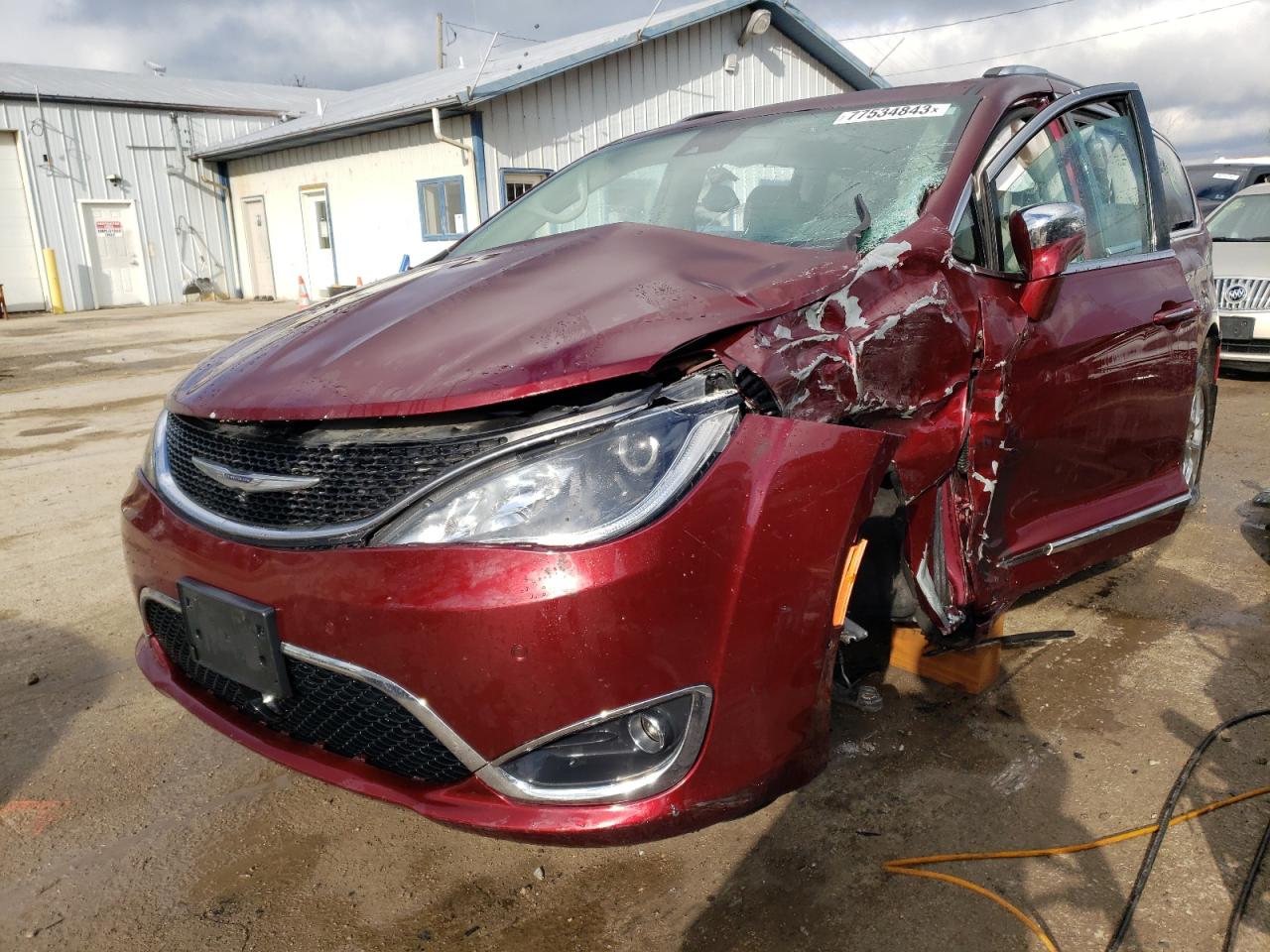 Image 1 of 2017 CHRYSLER PACIFICA LIMITED 2017 with VIN 2C4RC1GG9HR578333