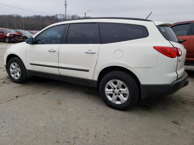 Image 2 of 2012 CHEVROLET TRAVERSE LS 2012 with VIN 1GNKRFED6CJ203025