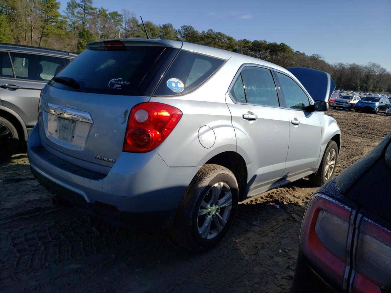 Image 3 of 2014 CHEVROLET EQUINOX LS 2014 with VIN 2GNALAEK3E6380792