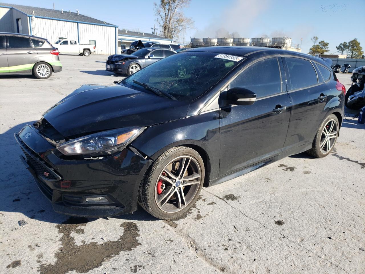 Image 1 of 2018 FORD FOCUS ST 2018 with VIN 1FADP3L9XJL302572