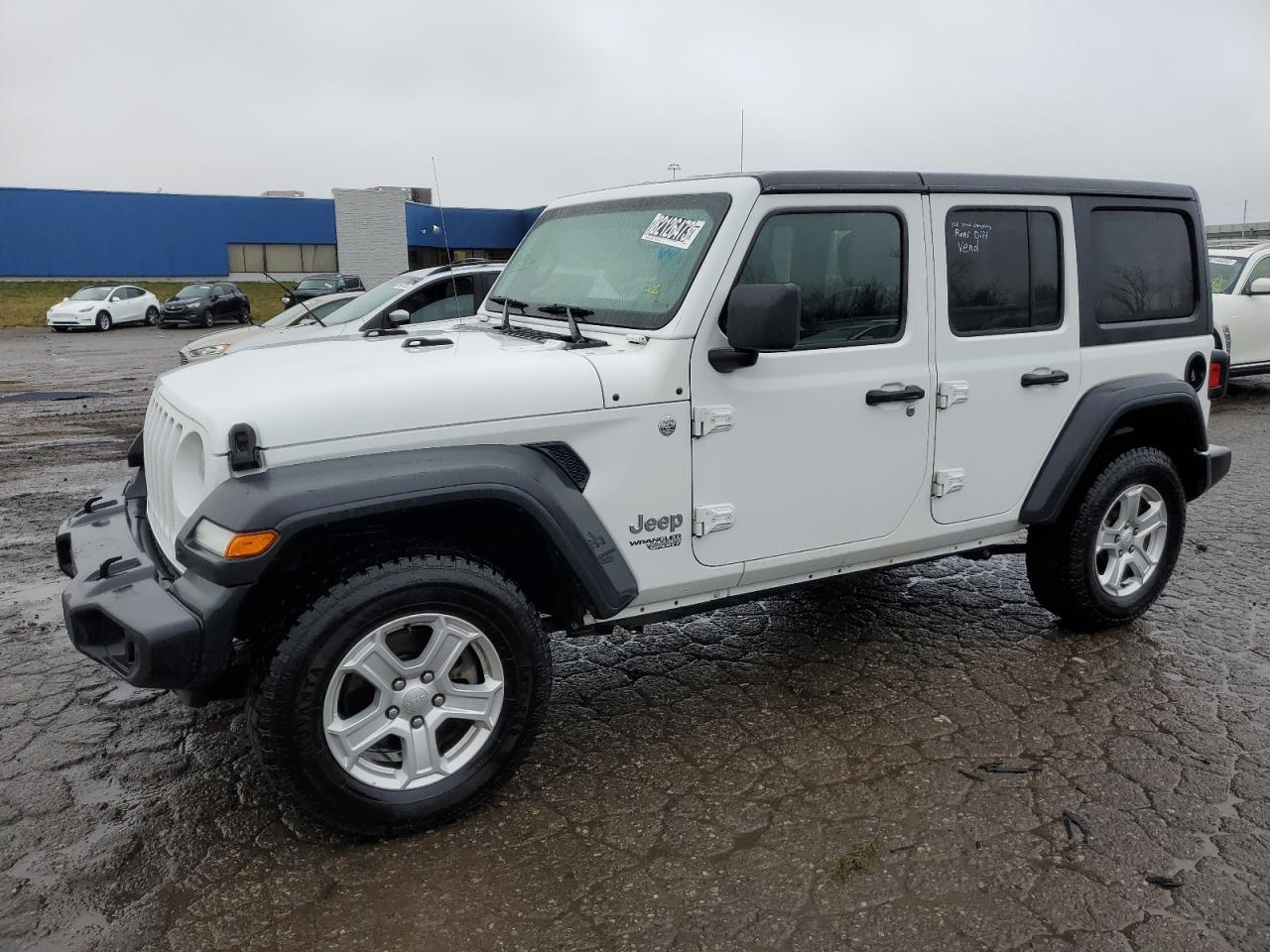 Изображение 1 2021 JEEP WRANGLER UNLIMITED SPORT 2021 с VIN 1C4HJXDN2MW527751