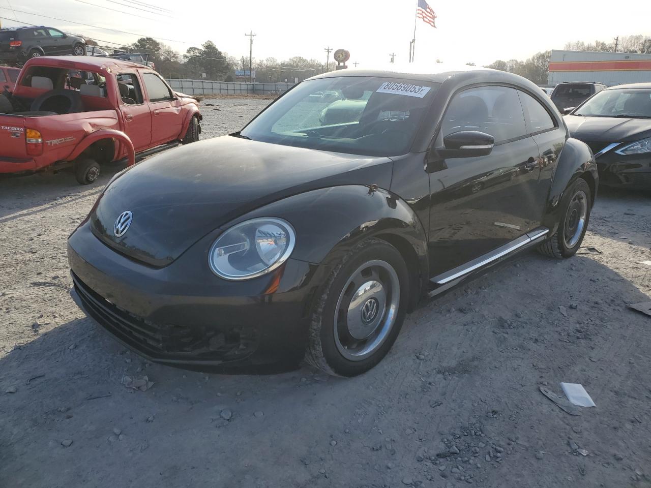 Image 1 of 2012 VOLKSWAGEN BEETLE  2012 with VIN 3VWJX7AT7CM613491