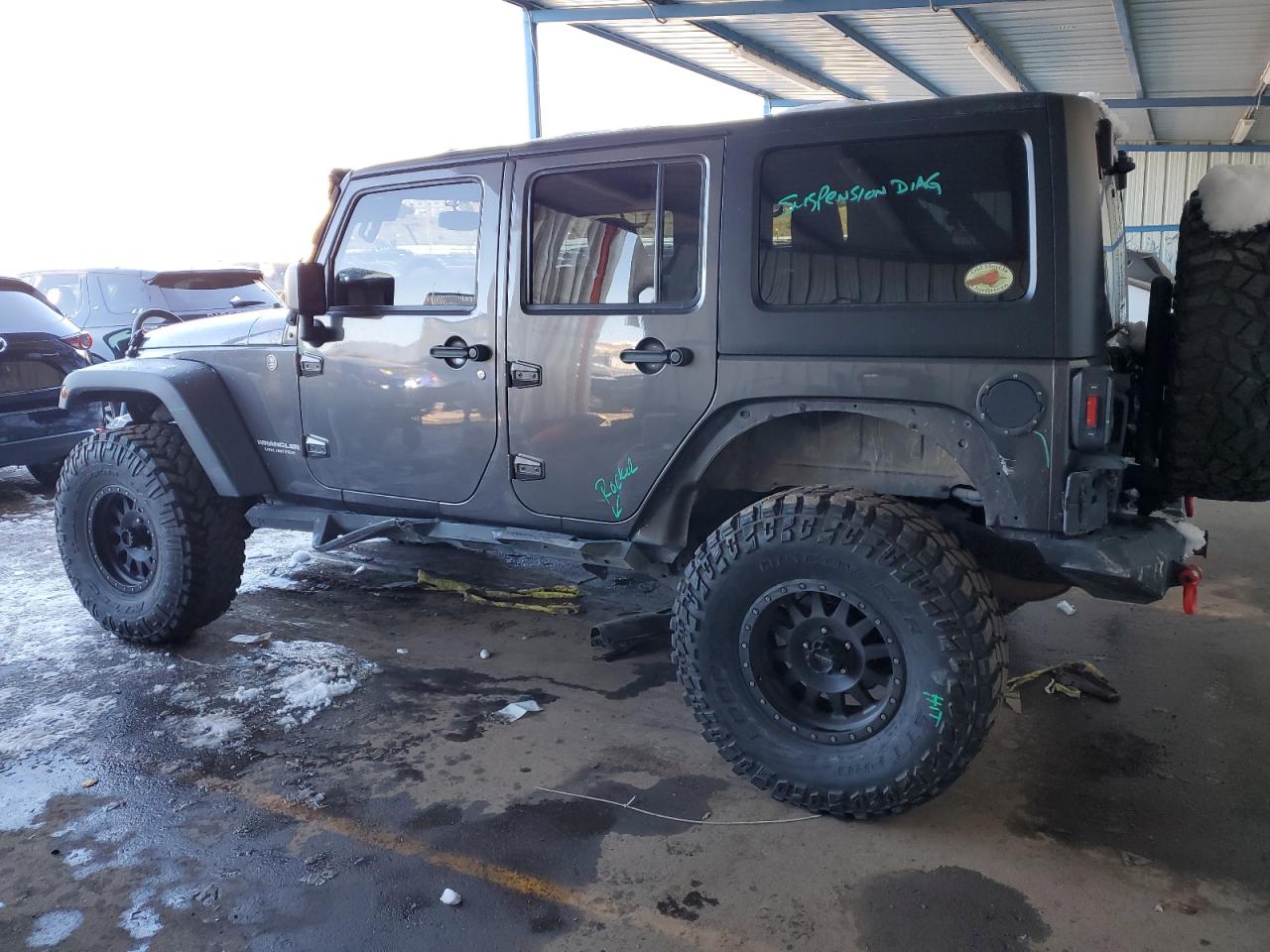 Image 2 of 2014 JEEP WRANGLER UNLIMITED SPORT 2014 with VIN 1C4BJWDG1EL277536