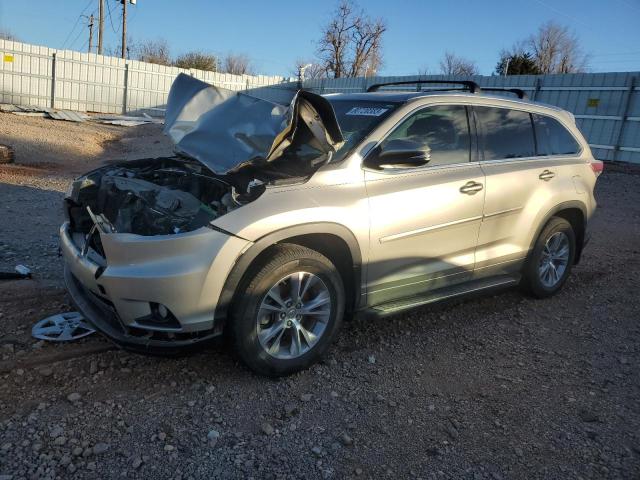 Image 1 of 2014 TOYOTA HIGHLANDER XLE 2014 with VIN 5TDKKRFH6ES024571