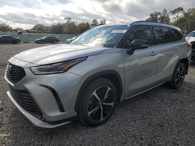 Image 1 of 2022 TOYOTA HIGHLANDER XSE 2022 with VIN 5TDLZRAH8NS116627