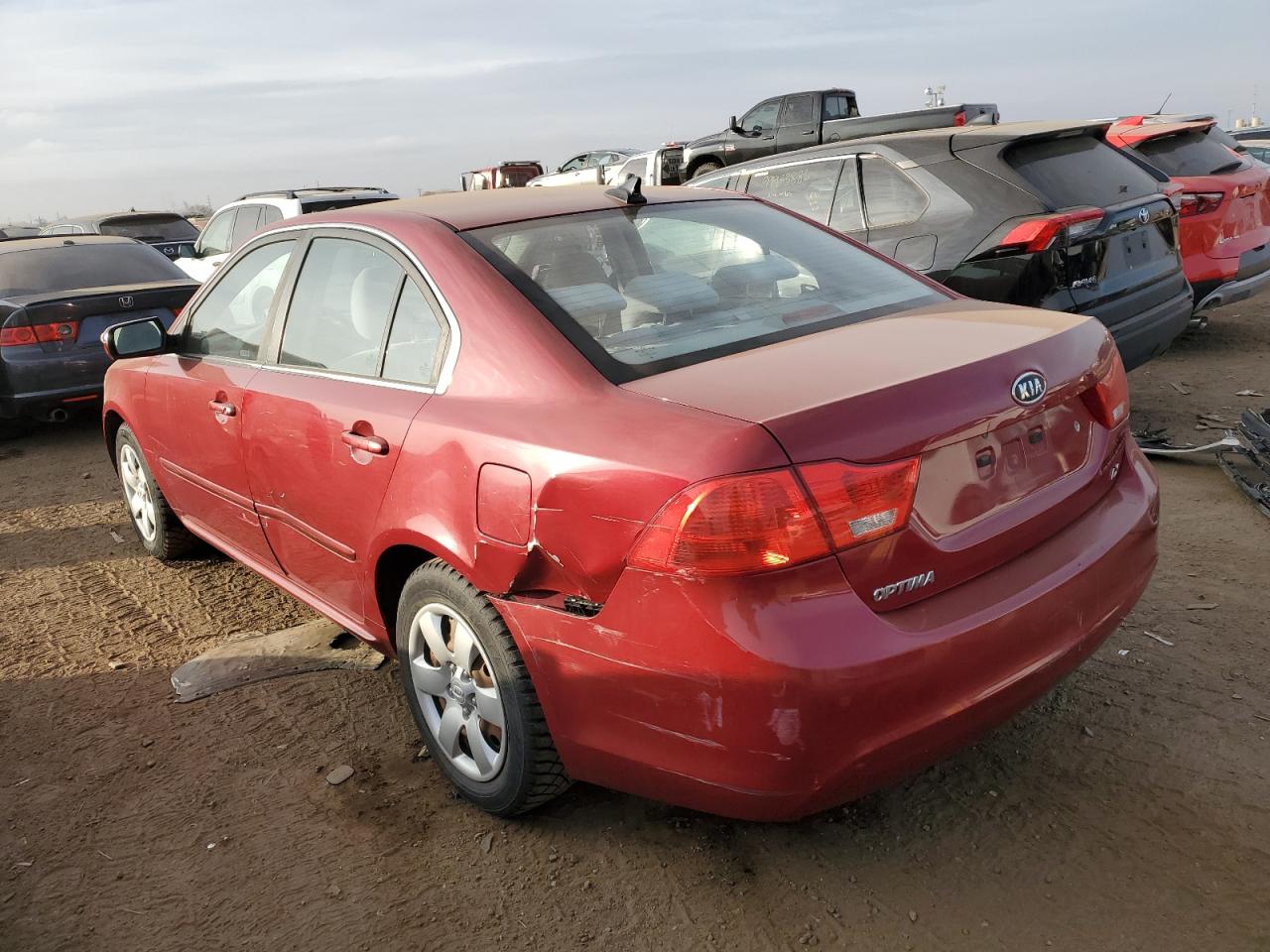 Image 2 of 2009 KIA OPTIMA LX 2009 with VIN KNAGE228995295062