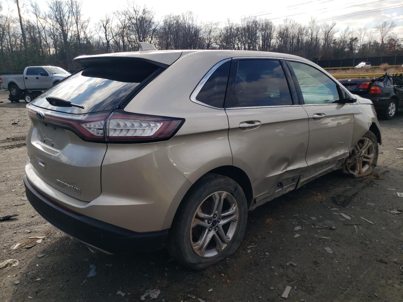 Изображение 3 2017 FORD EDGE TITANIUM 2017 с VIN 2FMPK4K88HBB55744