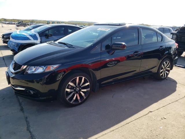 Image 1 of 2015 HONDA CIVIC EXL 2015 with VIN 2HGFB2F9XFH553606