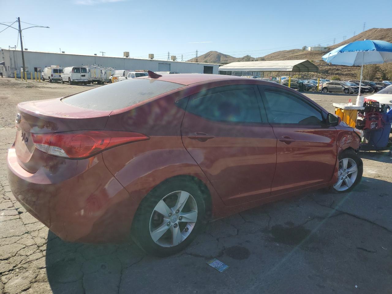 Изображение 3 2012 HYUNDAI ELANTRA GLS 2012 с VIN KMHDH4AE2CU327326