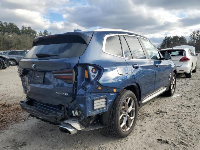 Image 3 of 2022 BMW X3 XDRIVE30I 2022 with VIN 5UX53DP02N9K53848