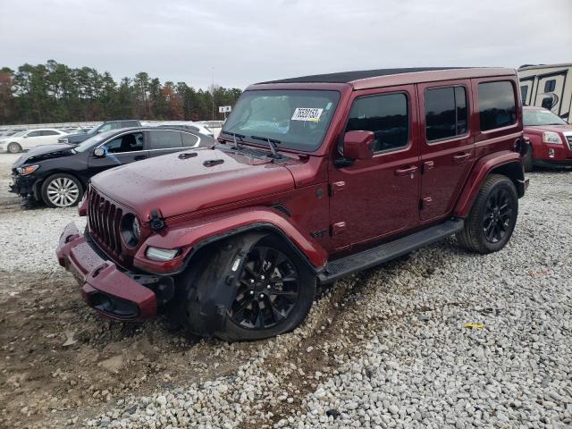 Image 1 of 2021 JEEP WRANGLER UNLIMITED SAHARA 2021 with VIN 1C4HJXEM6MW703965