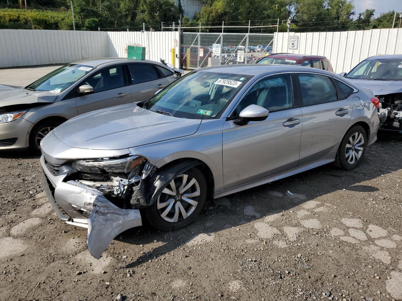Image 1 of 2022 HONDA CIVIC LX 2022 with VIN 2HGFE2F27NH511774