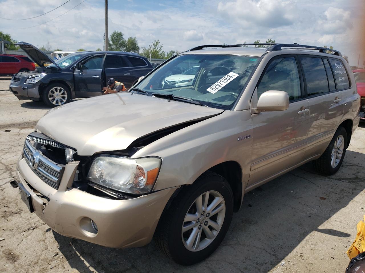 Obraz 1 z 2006 TOYOTA HIGHLANDER HYBRID 2006 z VIN JTEEW21A960011123