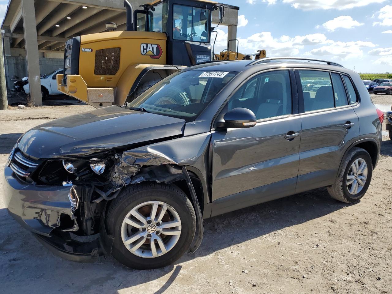 Image 1 of 2016 VOLKSWAGEN TIGUAN S 2016 with VIN WVGAV7AX2GW590280