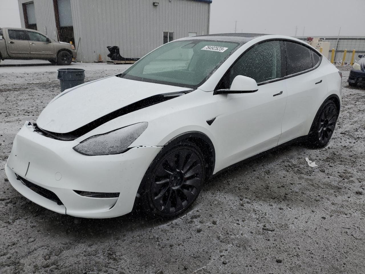 Изображение 1 2021 TESLA MODEL Y  2021 с VIN 5YJYGDEF7MF252578